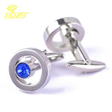 Crystal Cufflinks French Shirt Buttons Men's Jewelry