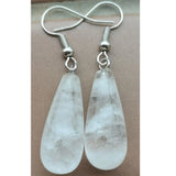 Crystal Howlite Unakite Bloodstone Tiger Eye Dangle Earrings