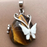 Sand Tiger Eye Lapis Lazuli Crystal Aventurine Carnelian Pendant