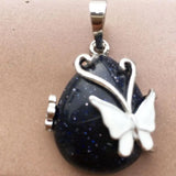 Sand Tiger Eye Lapis Lazuli Crystal Aventurine Carnelian Pendant