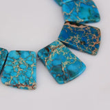 Emperor Stones Trapezoid Craft Necklace 17-35x25-28mm