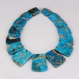 Emperor Stones Trapezoid Craft Necklace 17-35x25-28mm