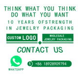 Wedding Ring Box Leather Zipper Led Light Button Women Gift