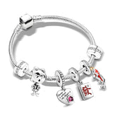 Shinning Star Moon Charm Beads for Bracelet DIY Nature Style Jewelry Gift