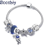 Shinning Star Moon Charm Beads for Bracelet DIY Nature Style Jewelry Gift