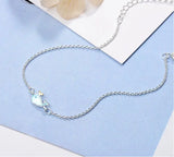 Whale Charm Bracelet 925 Sterling Silver Women Animal Dolphin Jewelry