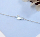 Whale Charm Bracelet 925 Sterling Silver Women Animal Dolphin Jewelry
