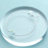 Whale Charm Bracelet 925 Sterling Silver Women Dolphin Link Chain Jewelry