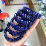 Sodalite Stone Beads Bracelet Gemstone Bangle Charming Jewelry Gift