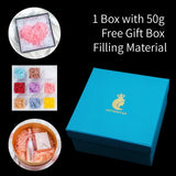 Elegant Square Jewelry Organizer Box with 50g Filling Material