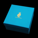 Elegant Square Jewelry Organizer Box with 50g Filling Material