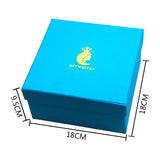 Elegant Square Jewelry Organizer Box with 50g Filling Material