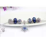 Glass Bead Bracelet Christmas Snowflake Pumpkin Car Diy Jewelry