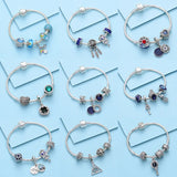 Glass Bead Bracelet Christmas Snowflake Pumpkin Car Diy Jewelry