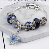 Glass Bead Bracelet Christmas Snowflake Pumpkin Car Diy Jewelry