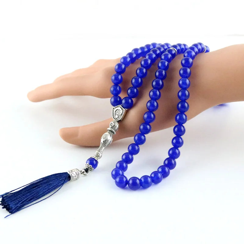 Stone Tassel 99 Prayer Beads Islamic Tasbih Allah Masbaha Sibha