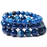 Agate Beads Stretch Bracelet Charm Jewelry Energy Balance Bangle