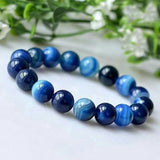 Agate Beads Stretch Bracelet Charm Jewelry Energy Balance Bangle
