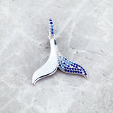 Tail Fin Pendant Sterling Silver Jewelry Gift for Woman