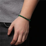 Tiger Eye 6MM Beads Braided Bracelet Natural Stone Buddha Bracelet