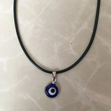 Evil Eye Necklace Choker Resin Pendant Charms Necklace Men Women Jewelry
