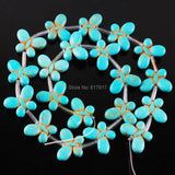 Turquoises Howlite Butterfly 20x15mm Beads (20pcs) Strand Jewelry