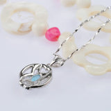 Zircon Necklace Women's 925 Sterling Silver CZ Pendant Necklace