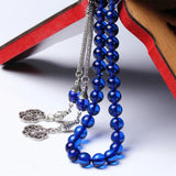 Amber Tasbih 8mm 66 Prayer Beads Arab Jewelry Misbaha Man's Islam