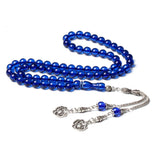 Amber Tasbih 8mm 66 Prayer Beads Arab Jewelry Misbaha Man's Islam