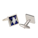 Opal Shell Puzzle Copper Cufflinks for Tuxedo Shirts