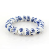 Porcelain Beads Strand Bracelet - OL Style Classic Ceramics Accessories