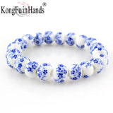 Porcelain Beads Strand Bracelet - OL Style Classic Ceramics Accessories
