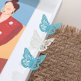 6pcs Matte Light Thin Hollow Butterfly DIY Hairpin Jewelry Earrings