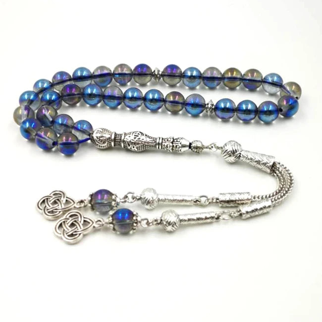 Crystal Tasbih 5A Prayer Beads Islamic Rosary Bracelets Muslim Women Eid
