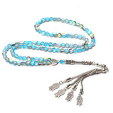 Crystal Islamic Tasbih Prayer Beads 99 Misbaha Tassels