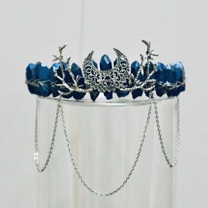 Quartz Crown Raw Crystal Headband Hair Accessories Witch Accessories