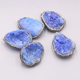 Quartz Crystal Stone Pendant Agates Druzy Pendulum Necklace Pendants Jewelry