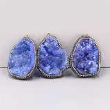 Quartz Crystal Stone Pendant Agates Druzy Pendulum Necklace Pendants Jewelry