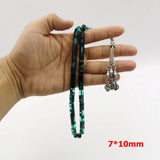 Resin Tasbih 33 Prayer Beads Islamic Rosary Arabic Bracelet with Tassel