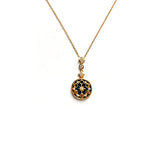 Sandstone Sun Moon Stars Sterling Silver Necklace