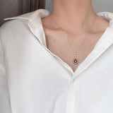 Sandstone Sun Moon Stars Sterling Silver Necklace