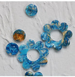 Starry Sky Acrylic Beads 50pcs/Lot for DIY Jewelry Earring/Garment Accessory