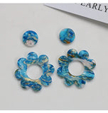 Starry Sky Acrylic Beads 50pcs/Lot for DIY Jewelry Earring/Garment Accessory