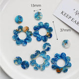 Starry Sky Acrylic Beads 50pcs/Lot for DIY Jewelry Earring/Garment Accessory