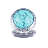 Turquoise Gemstone Stainless Steel Cufflinks