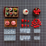 Blueberry Strawberry Candle Silicone Mold 3D Simulation Fruit Epoxy Resin Mould