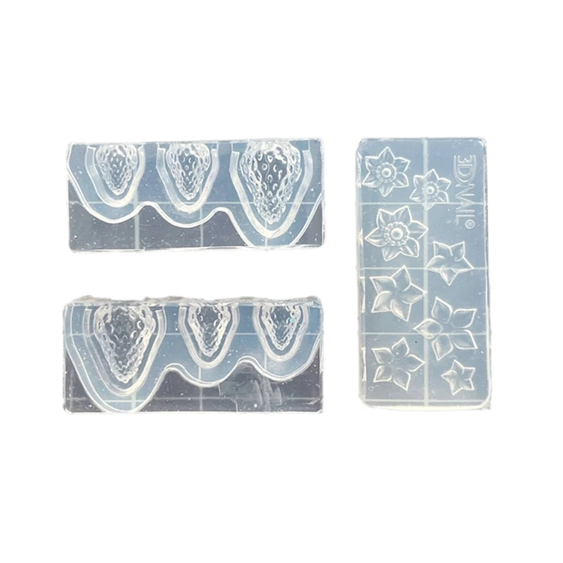 Blueberry Strawberry Candle Silicone Mold 3D Simulation Fruit Epoxy Resin Mould