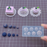 Blueberry Strawberry Candle Silicone Mold 3D Simulation Fruit Epoxy Resin Mould