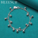 925 Silver Bell Fringe Bracelet for Women's Party