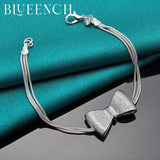 925 Silver Bow Bracelet for Women, Age Reduction Jewelry